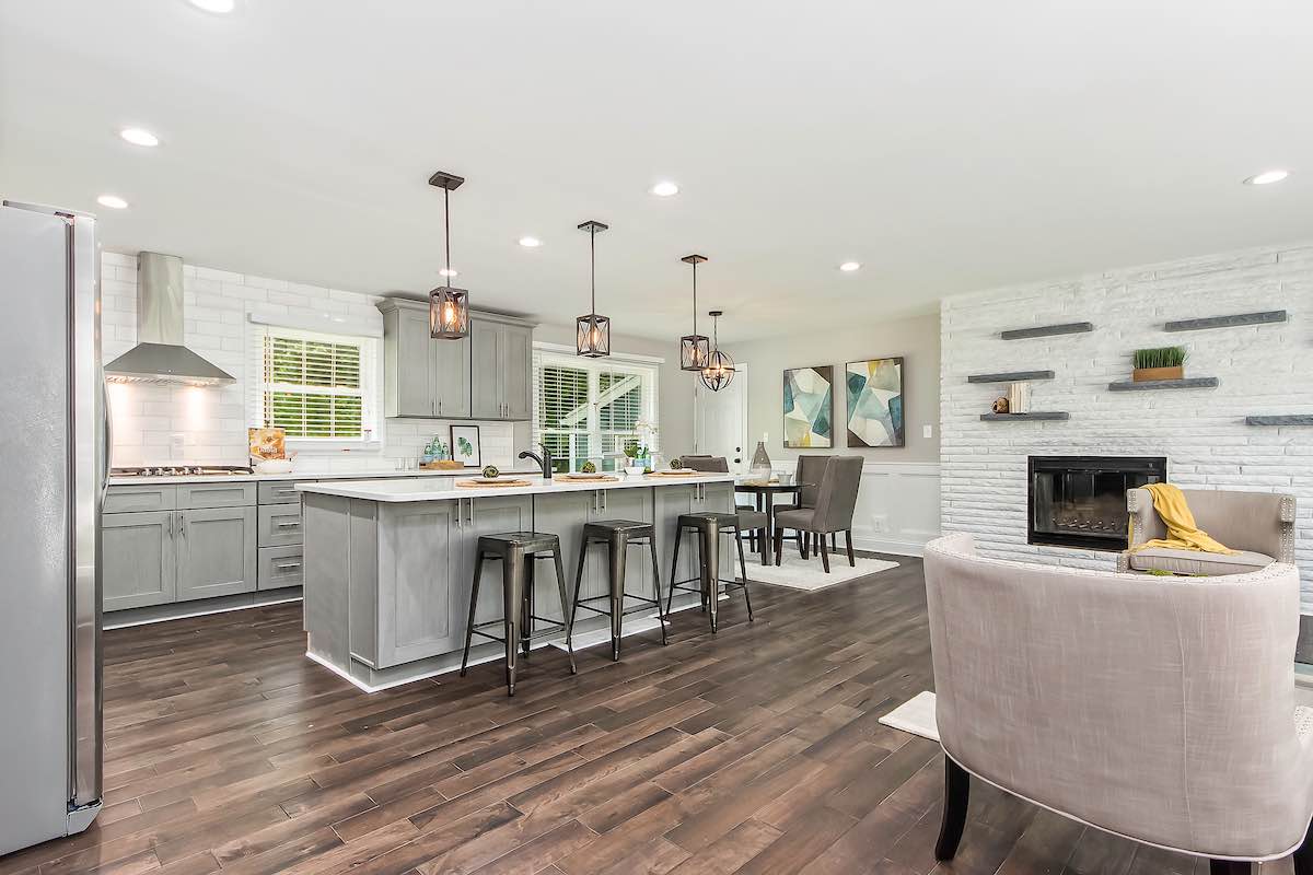 A kitchen renovation in Columbus.