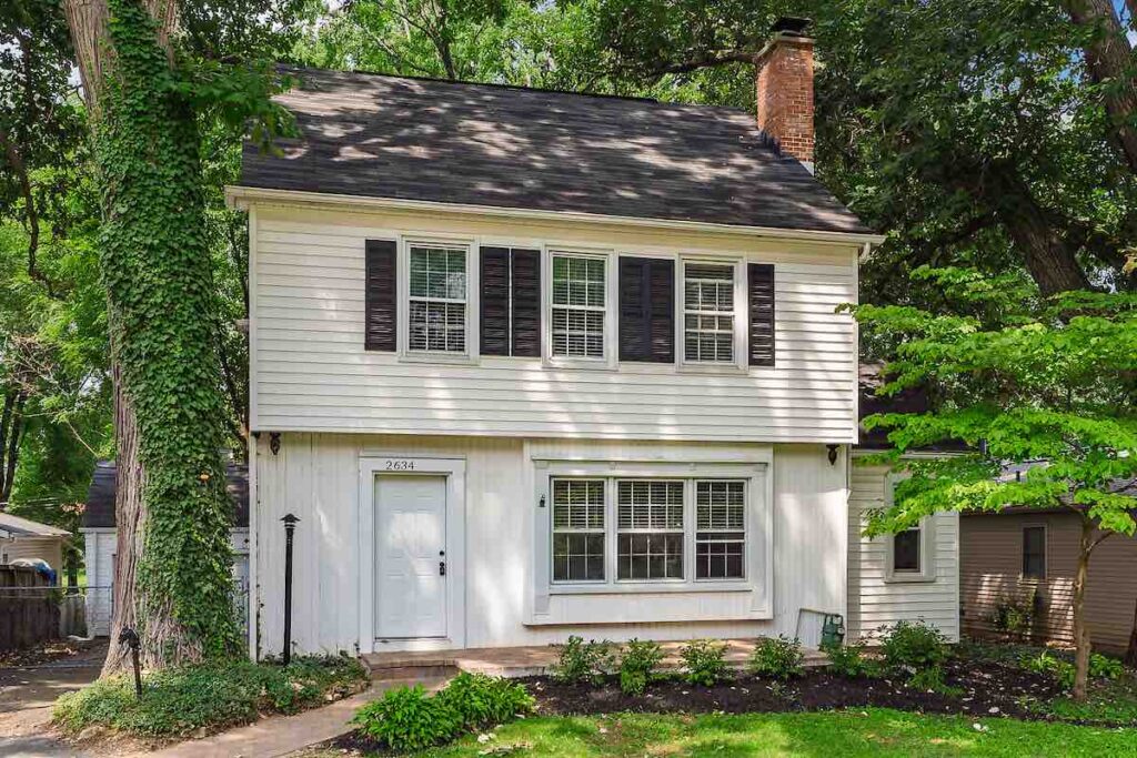 A Central Ohio home following an exterior remodeling project by Upward Home Solutions.